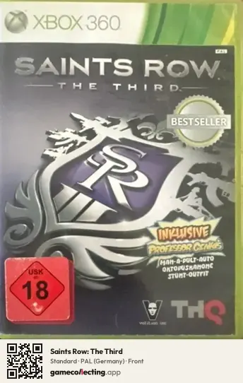 Saints Row: The Third Xbox 360, Germany box front
