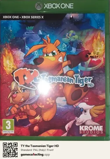 TY the Tasmanian Tiger HD Xbox One, Italy box front