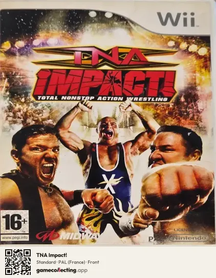 TNA Impact! Nintendo Wii, France box front