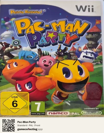 Pac-Man Party Nintendo Wii, PAL box front