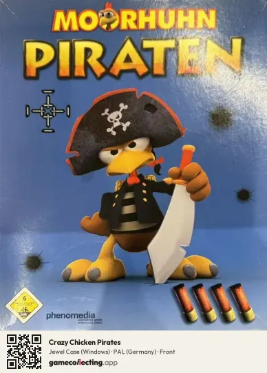 Crazy Chicken Pirates Computer, Germany box front