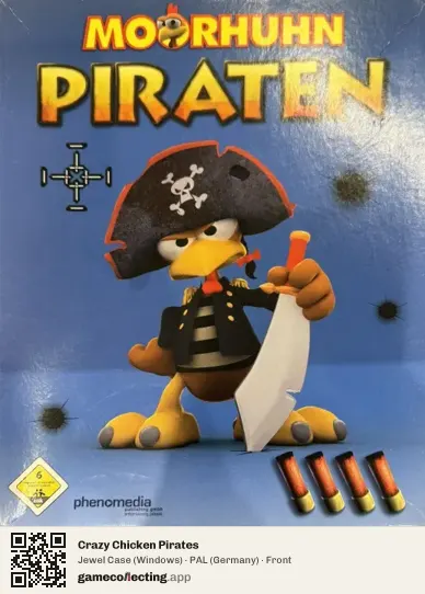 Crazy Chicken Pirates Computer, Germany box front
