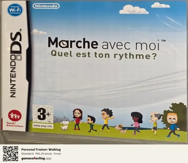 Personal Trainer: Walking Nintendo DS, France box front
