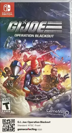 G.I. Joe: Operation Blackout Nintendo Switch, NTSC box front