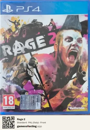 Rage 2 PlayStation 4, Italy box front