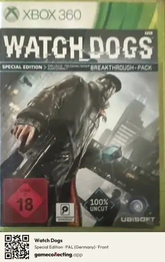 Watch Dogs Xbox 360, Germany box front