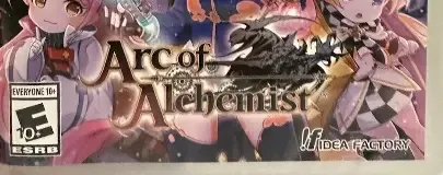 Arc of Alchemist, the ESRB box on its front