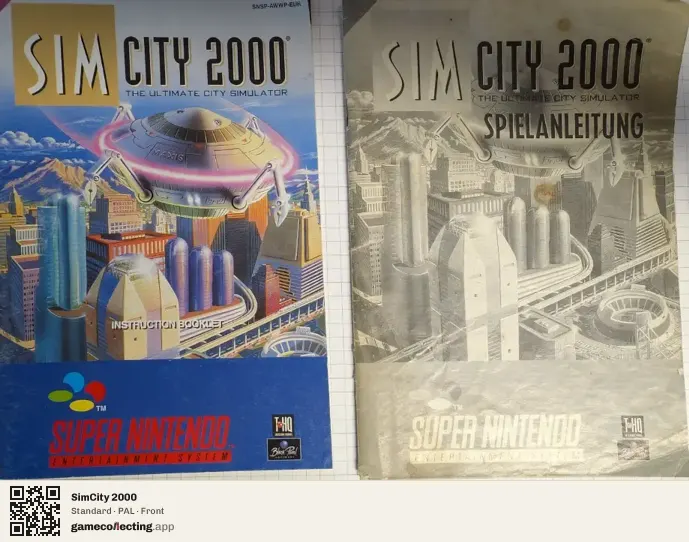 SimCity 2000 Super Nintendo Entertainment System, PAL box front