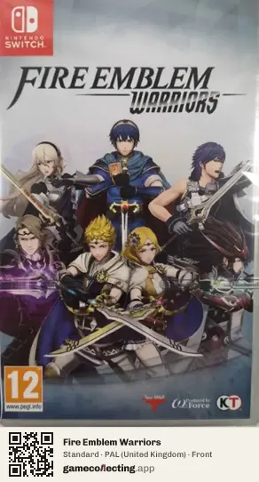 Fire Emblem Warriors Nintendo Switch, United Kingdom box front