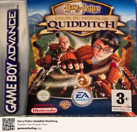 Harry Potter: Quidditch World Cup Game Boy Advance, France box front