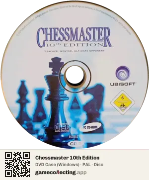Chessmaster 10th Edition Computer, PAL disc