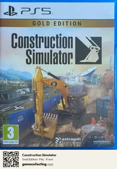 Construction Simulator PlayStation 5, PAL box front
