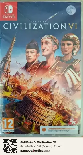 Sid Meier's Civilization VI Nintendo Switch, France box front