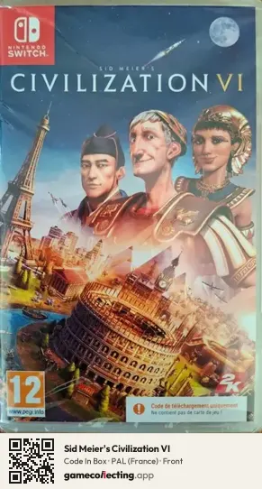Sid Meier's Civilization VI Nintendo Switch, France box front