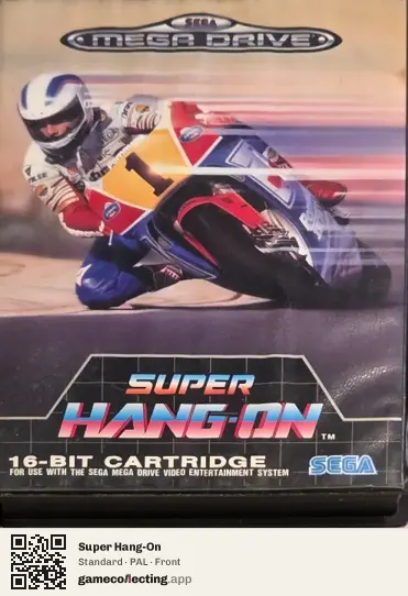 Super Hang-On Sega Mega Drive / Genesis, PAL box front