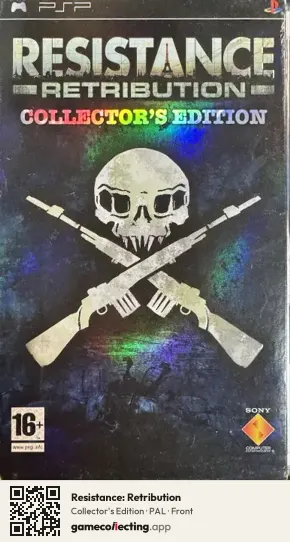Resistance: Retribution PlayStation Portable, PAL box front