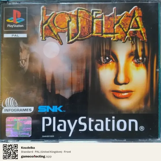 Koudelka PlayStation, United Kingdom box front