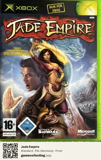Jade Empire Xbox, Germany box front