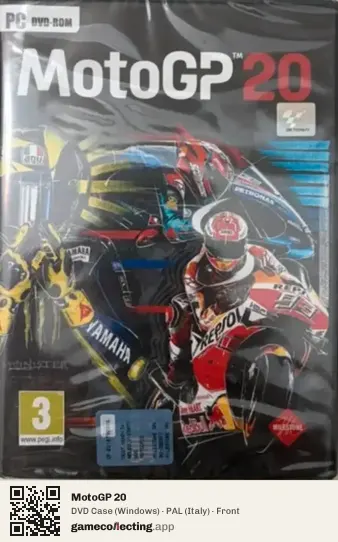 MotoGP 20 Computer, Italy box front