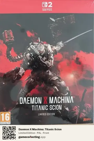 Daemon X Machina: Titanic Scion Nintendo Switch 2, PAL box front