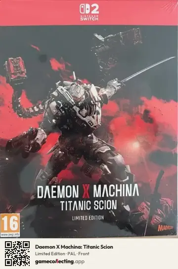 Daemon X Machina: Titanic Scion Nintendo Switch 2, PAL box front