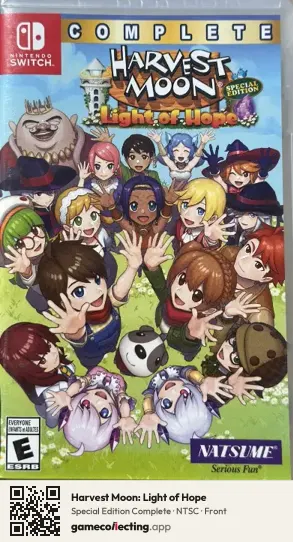 Harvest Moon: Light of Hope Nintendo Switch, NTSC box front