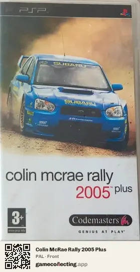 Colin McRae Rally 2005 Plus PlayStation Portable, PAL box front
