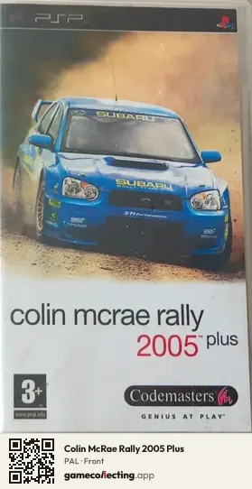 Colin McRae Rally 2005 Plus PlayStation Portable, PAL box front