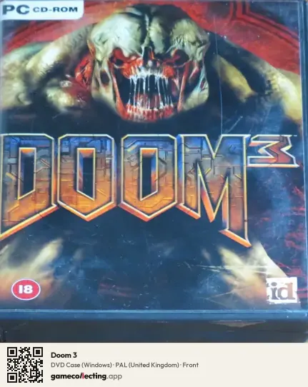 Doom 3 Computer, United Kingdom box front