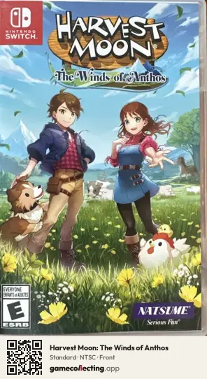 Harvest Moon: The Winds of Anthos Nintendo Switch, NTSC box front