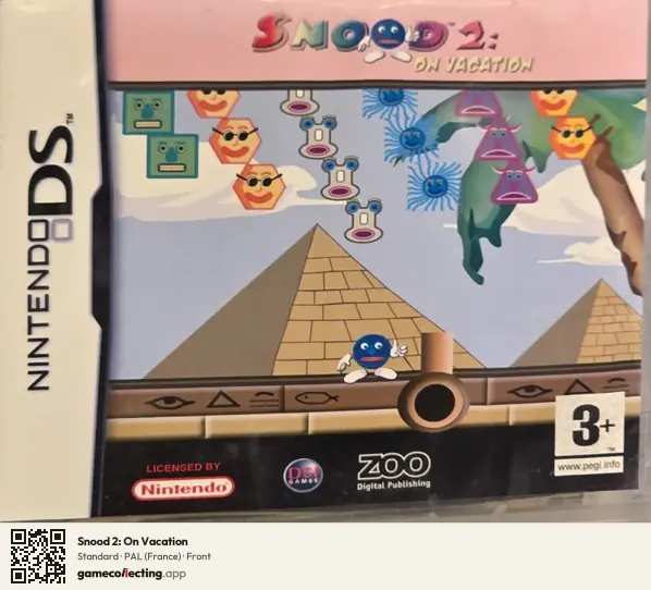 Snood 2: On Vacation Nintendo DS, France box front