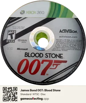 James Bond 007: Blood Stone Xbox 360, NTSC disc