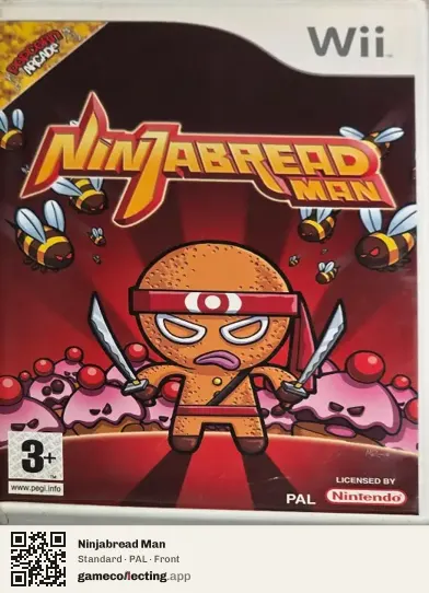 Ninjabread Man Nintendo Wii, PAL box front