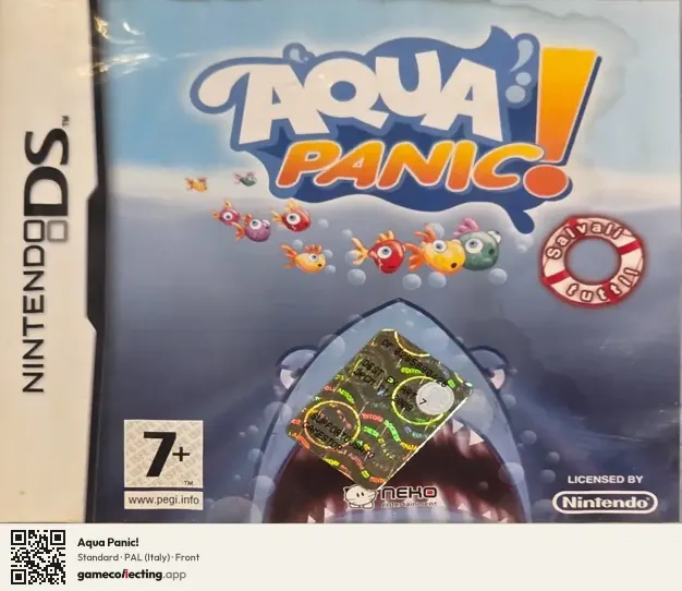 Aqua Panic! Nintendo DS, Italy box front