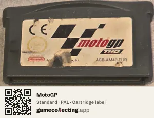 MotoGP Game Boy Advance, PAL cartridge label