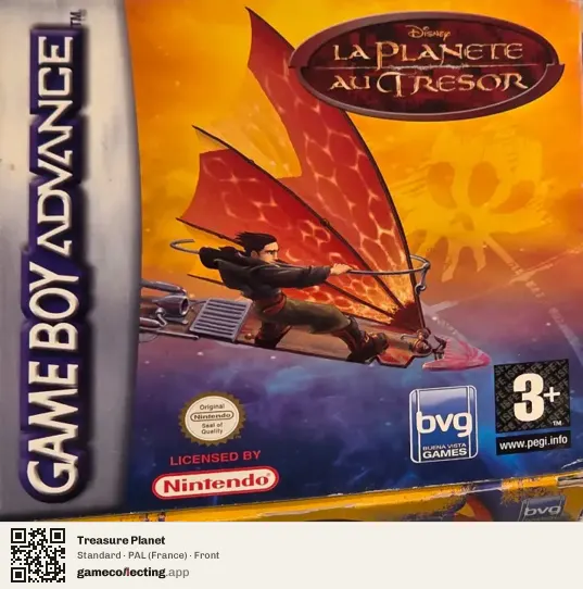 Treasure Planet Game Boy Advance, France box front
