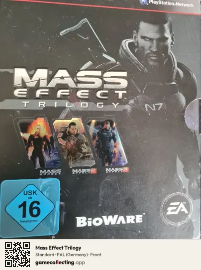 Mass Effect Trilogy PlayStation 3, Germany box front