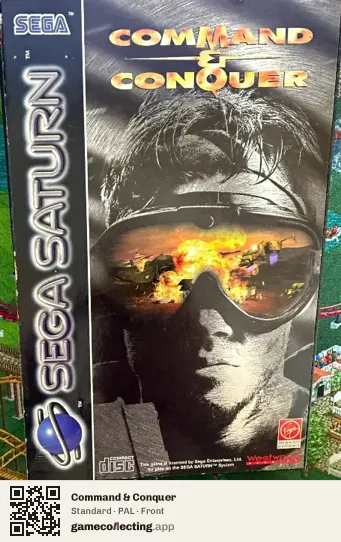 Command & Conquer Sega Saturn, PAL box front