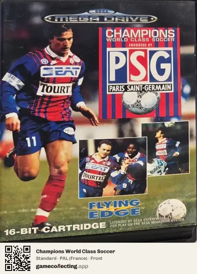 Champions World Class Soccer Sega Mega Drive / Genesis, France box front