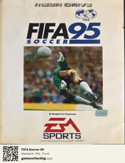 FIFA Soccer 95 Sega Mega Drive / Genesis, PAL box front