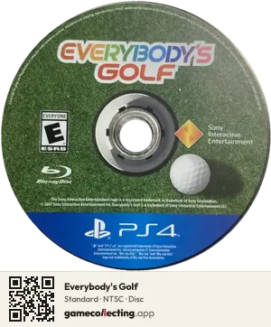 Everybody's Golf PlayStation 4, NTSC disc