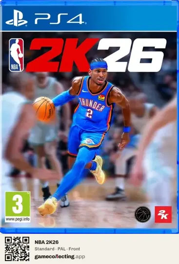 NBA 2K26 PlayStation 4, PAL box front