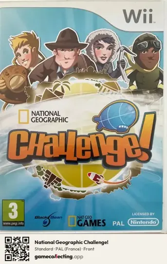 National Geographic Challenge! Nintendo Wii, France box front