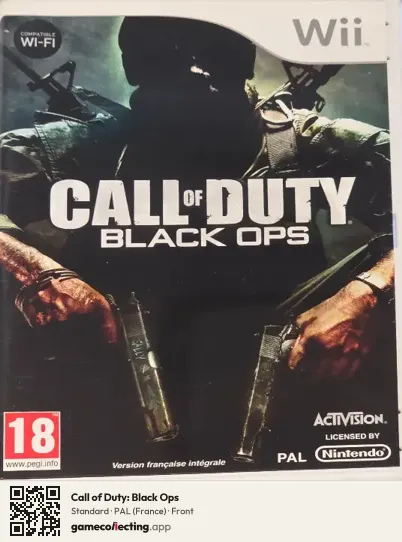 Call of Duty: Black Ops Nintendo Wii, France box front