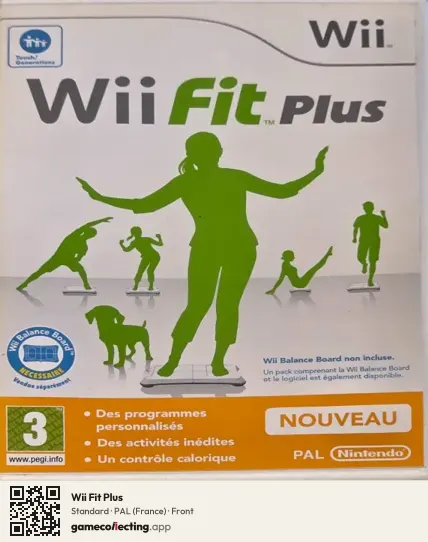 Wii Fit Plus Nintendo Wii, France box front