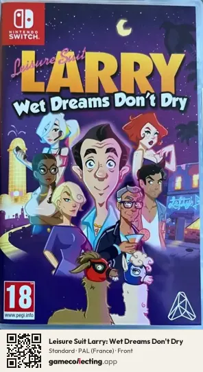 Leisure Suit Larry: Wet Dreams Don't Dry Nintendo Switch, France box front