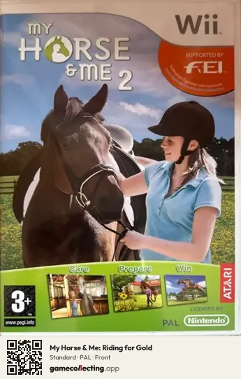 My Horse & Me: Riding for Gold Nintendo Wii, PAL box front