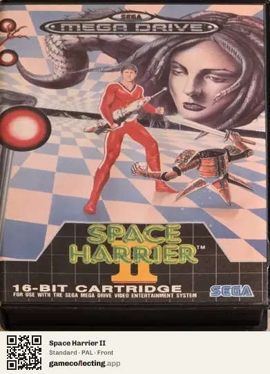 Space Harrier II Sega Mega Drive / Genesis, PAL box front
