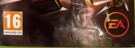 Need for Speed: The Run, the PEGI square on its front