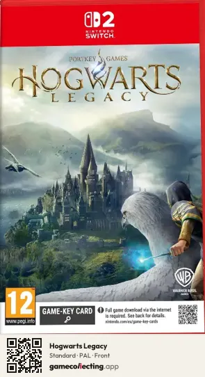 Hogwarts Legacy Nintendo Switch 2, PAL box front